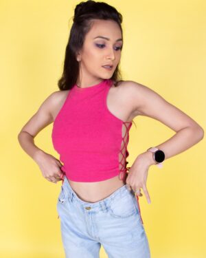 Rosa lace-up top